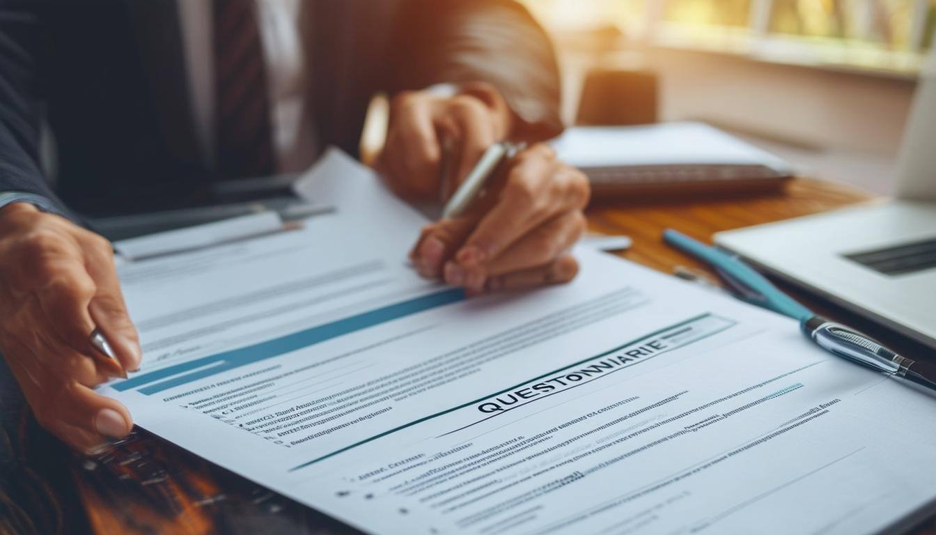 New Client Questionnaire for real estate property management